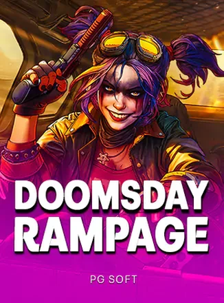 ภาพปกเกมสล็อต Doomsday Rampage ธีมวันสิ้นโลกตะลุยซอมบี้จากค่าย PG Soft